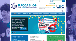 Desktop Screenshot of maccabigb.org